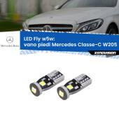 0 Vano Piedi LED Mercedes Classe-C W205 2013 - 2018: W5W Fly W5W: Lampadine LED Fly 6000k (Coppia)
