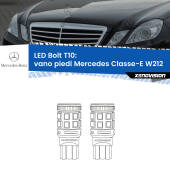 0 Vano Piedi LED Mercedes Classe-E W212 2009 - 2016: T10 Bolt T10: LED Bolt 6000k (Coppia)