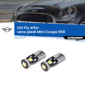 0 Vano Piedi LED Mini Coupe R58 2011 - 2015: W5W Fly W5W: Lampadine LED Fly 6000k (Coppia)