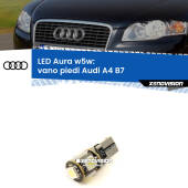 0 Vano Piedi LED per Audi A4 B7 2004 - 2008: Aura w5w W5W: lampadina LED Aura 6000k