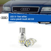 0 Vano Piedi LED per Audi A8 D2 posteriori: W5W X-Tee W5W (T10) LED X-Tee (Coppia)