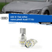 0 Vano Piedi LED per Audi TT 8J 2006 - 2011: W5W X-Tee W5W (T10) LED X-Tee (Coppia)
