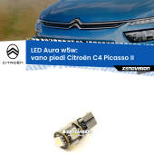 0 Vano Piedi LED per Citroën C4 Picasso II 2013 in poi: Aura w5w W5W: lampadina LED Aura 6000k