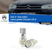 0 Vano Piedi LED per Citroën C5 II 2008 - 2014: W5W X-Tee W5W (T10) LED X-Tee (Coppia)