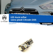 0 Vano Piedi LED per Citroën DS5 2011 - 2015: Aura w5w W5W: lampadina LED Aura 6000k