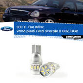 0 Vano Piedi LED per Ford Scorpio II GFR, GGR 1994 - 1998: W5W X-Tee W5W (T10) LED X-Tee (Coppia)