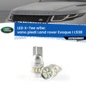 0 Vano Piedi LED per Land rover Evoque I L538 2011 in poi: W5W X-Tee W5W (T10) LED X-Tee (Coppia)
