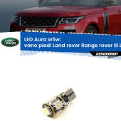 0 Vano Piedi LED per Land rover Range rover III L322 2002 - 2012: Aura w5w W5W: lampadina LED Aura 6000k