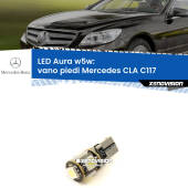 0 Vano Piedi LED per Mercedes CLA C117 2012 - 2019: Aura w5w W5W: lampadina LED Aura 6000k