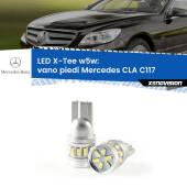 0 Vano Piedi LED per Mercedes CLA C117 2012 - 2019: W5W X-Tee W5W (T10) LED X-Tee (Coppia)