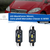 0 Vano Piedi LED per Mercedes Classe-A W169 2004 - 2012: C5W BlackForce 36mm (Coppia) C5W 36mm: LED Blackforce 6000k (Coppia)