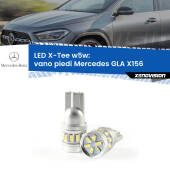 0 Vano Piedi LED per Mercedes GLA X156 2013 in poi: W5W X-Tee W5W (T10) LED X-Tee (Coppia)