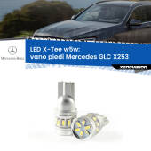 0 Vano Piedi LED per Mercedes GLC X253 2015 - 2019: W5W X-Tee W5W (T10) LED X-Tee (Coppia)