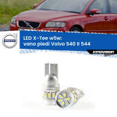 0 Vano Piedi LED per Volvo S40 II 544 2004 - 2012: W5W X-Tee W5W (T10) LED X-Tee (Coppia)