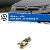 0 Vano Piedi LED per VW Touareg 7P 2010 - 2018: Aura w5w W5W: lampadina LED Aura 6000k