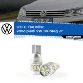 0 Vano Piedi LED per VW Touareg 7P 2010 - 2018: W5W X-Tee W5W (T10) LED X-Tee (Coppia)