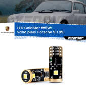 0 Vano Piedi LED Porsche 911 991 2011 - 2013: T10 GoldStar T10 (W5W) Goldstar Coppia LED Canbus Next Gen