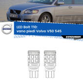 0 Vano Piedi LED Volvo V50 545 2003 - 2012: T10 Bolt T10: LED Bolt 6000k (Coppia)