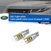 0 Vano Piedi LED W5W Land rover Evoque I L538 2011 in poi W5W Tube W5W: Lampadine LED Tube 6000k (Coppia)