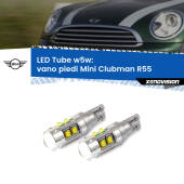 0 Vano Piedi LED W5W Mini Clubman R55 2007 - 2015 W5W Tube W5W: Lampadine LED Tube 6000k (Coppia)
