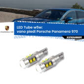 0 Vano Piedi LED W5W Porsche Panamera 970 2009 - 2016 W5W Tube W5W: Lampadine LED Tube 6000k (Coppia)