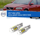 0 Vano Piedi LED W5W Volvo S40 II 544 2004 - 2012 W5W Tube W5W: Lampadine LED Tube 6000k (Coppia)