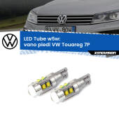 0 Vano Piedi LED W5W VW Touareg 7P 2010 - 2018 W5W Tube W5W: Lampadine LED Tube 6000k (Coppia)