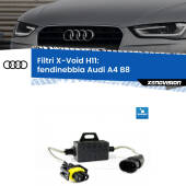0 X-VOID: Filtri spegnispia H11 per Fendinebbia Audi A4 B8 2007 - 2015 H11 H9 H8: X-VOID Filtri Digitali Canbus No-Errori per LED