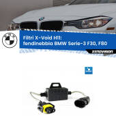 0 X-VOID: Filtri spegnispia H11 per Fendinebbia BMW Serie-3 F30, F80 2012 - 2019 H11 H9 H8: X-VOID Filtri Digitali Canbus No-Errori per LED