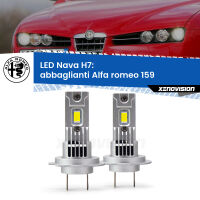 Abbaglianti LED Alfa romeo 159 2005 -2012: H7 Nava