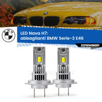Abbaglianti LED BMW Serie-3 E46 1998 -2005: H7 Nava