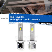 Abbaglianti LED Dacia Duster II restyling: H1 Nava