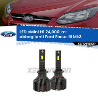 Abbaglianti LED H1 24,000Lm per Ford Focus III Mk3 senza luci diurne