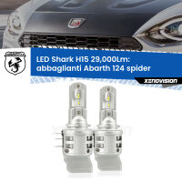 Abbaglianti LED H15 24,000Lm per Abarth 124 spider 2016 -2019