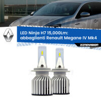 Abbaglianti LED H7 15,000Lm per Renault Megane IV Mk4 2016in poi