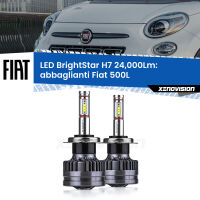 Abbaglianti LED H7 24,000Lm per Fiat 500L 2012 -2018