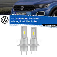 Abbaglianti LED H7 9600Lm per VW T-Roc 2017 in poi