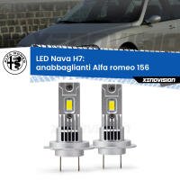 Anabbaglianti LED Alfa romeo 156 1997 - 2005: H7 Nava