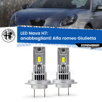 Anabbaglianti LED Alfa romeo Giulietta  2010 in poi: H7 Nava