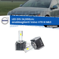Anabbaglianti LED D1S 24,000Lm per Volvo V70 III Mk3 2008 - 2016