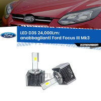 Anabbaglianti LED D3S per Ford Focus Mk3 2011 - 2014 24,000Lumen Canbus