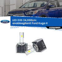 Anabbaglianti LED D3S per Ford Kuga II 2012 - 2019 24,000Lumen Canbus