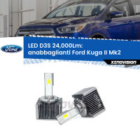 Anabbaglianti LED D3S per Ford Kuga II Mk2 2012 - 2019 24,000Lumen Canbus