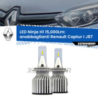 Anabbaglianti LED H1 15,000Lm per Renault Captur I J87 prima serie