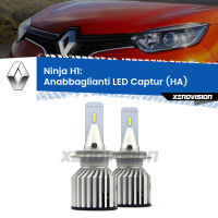 Anabbaglianti LED H1 15,000Lumen per Renault Captur (HA) 2016 -2018