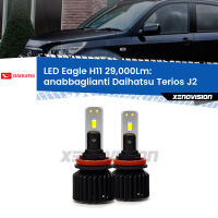 Anabbaglianti LED H11 29,000Lm per Daihatsu Terios J2 a parabola doppia