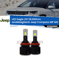Anabbaglianti LED H11 29,000Lm per Jeep Compass MP MX 2017 in poi