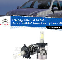Anabbaglianti LED H4 24,000Lm per Citroen Xsara picasso N68 1999 - 2012