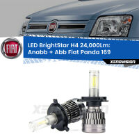 Anabbaglianti LED H4 24,000Lm per Fiat Panda 169 2003 - 2012