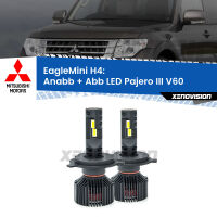 Anabbaglianti LED H4 24,000Lm per Mitsubishi Pajero III V60 2000 - 2007